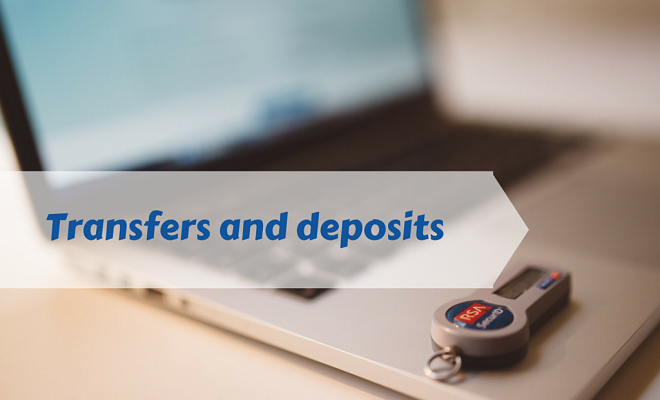 transfers & deposits
